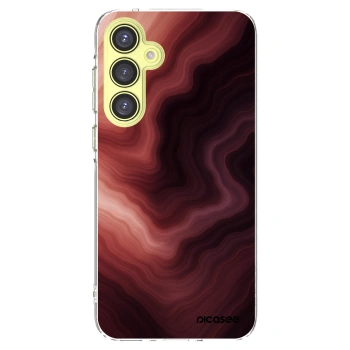 Picasee husă transparentă din silicon pentru Samsung Galaxy A35 5G A356B - Rouge