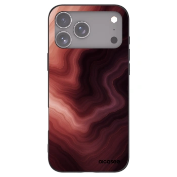 Picasee husă neagră din silicon pentru Apple iPhone 17 Pro Max - Rouge