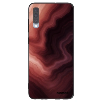 Picasee husă neagră din silicon pentru Samsung Galaxy A70 A705F - Rouge