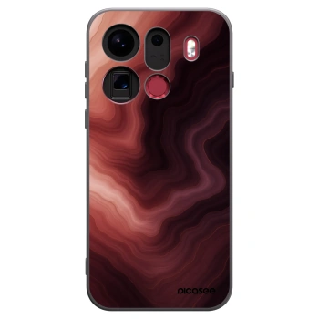 Picasee husă neagră din silicon pentru OPPO Find X9 Pro - Rouge