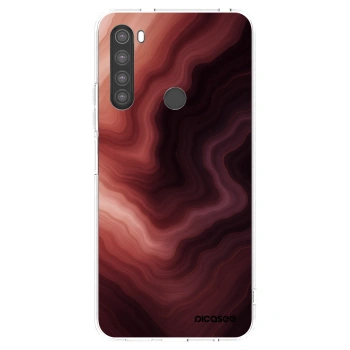 Picasee husă transparentă din silicon pentru Xiaomi Redmi Note 8 - Rouge