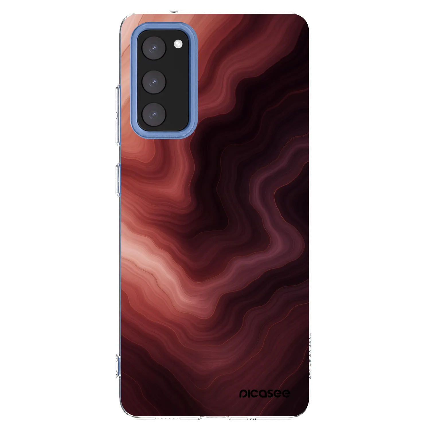 Picasee husă transparentă din silicon pentru Samsung Galaxy S20 FE - Rouge