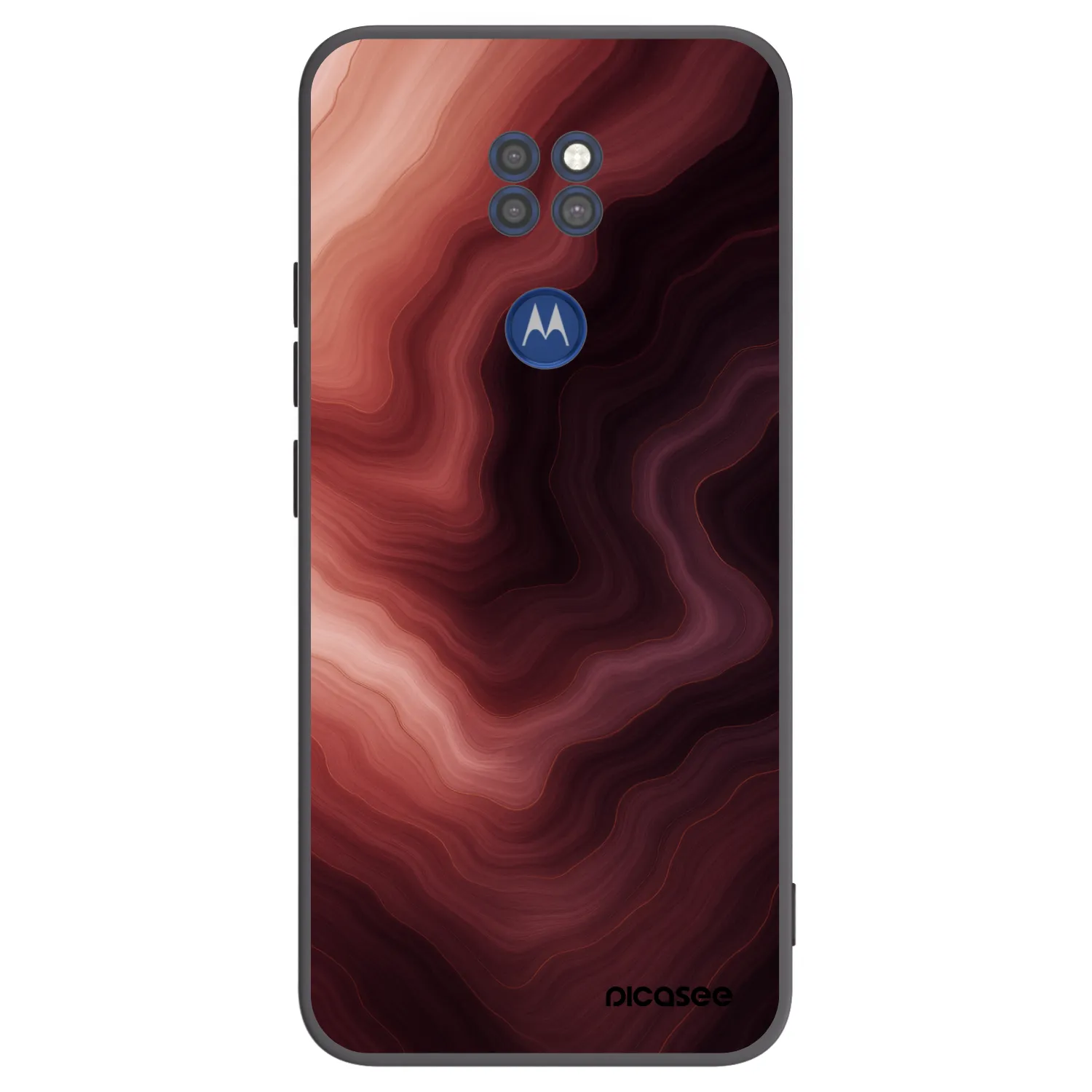 Picasee husă neagră din silicon pentru Motorola Moto G9 Play - Rouge