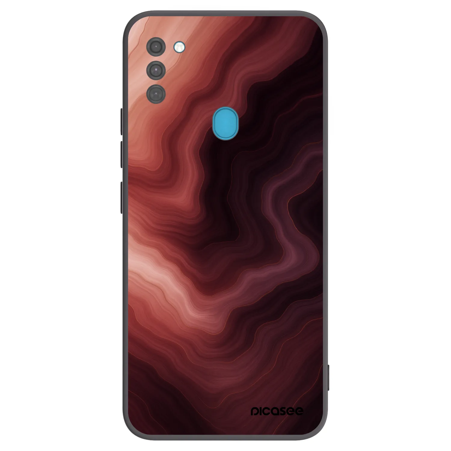 Picasee husă neagră din silicon pentru Samsung Galaxy M11 - Rouge
