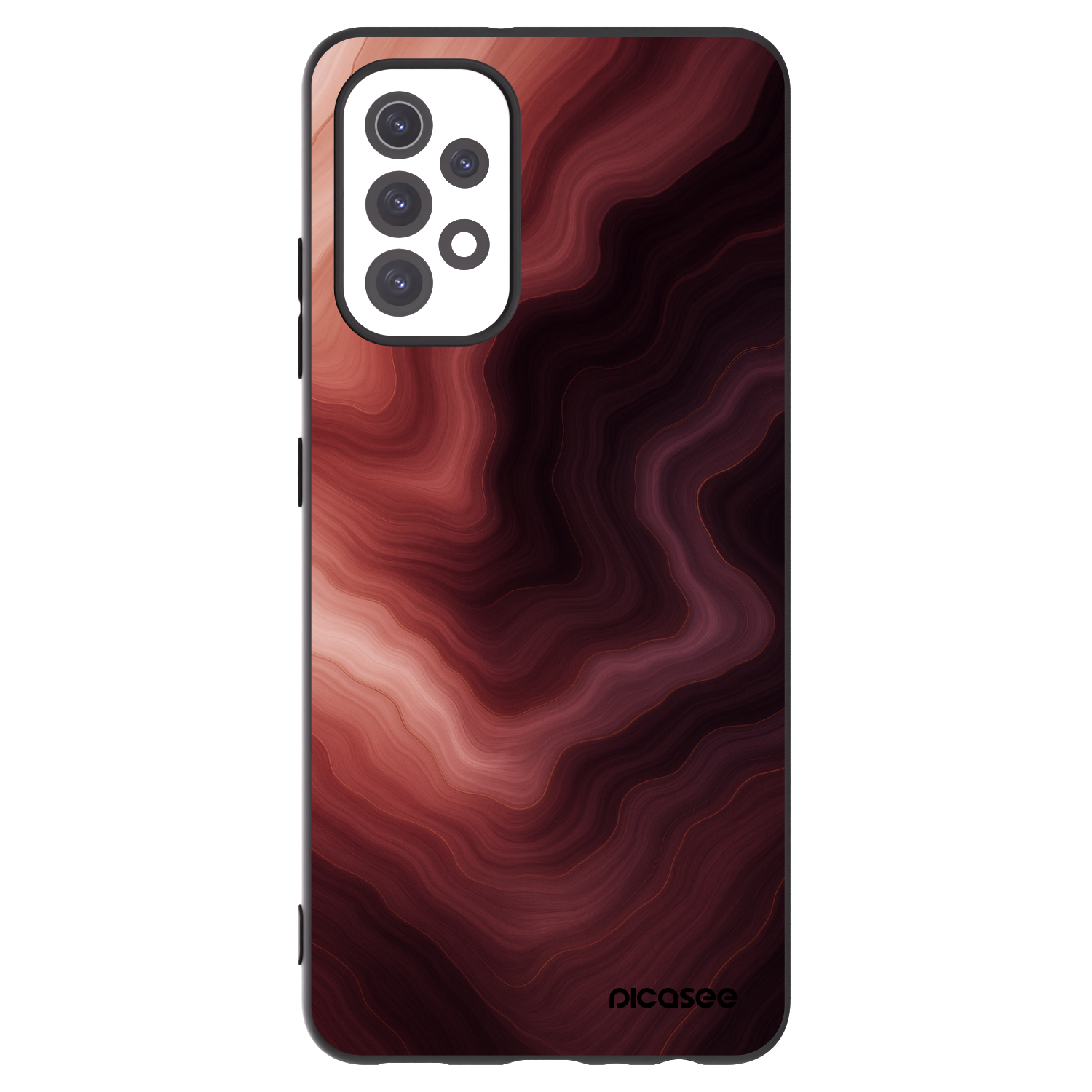 Picasee husă neagră din silicon pentru Samsung Galaxy A32 5G A326B - Rouge