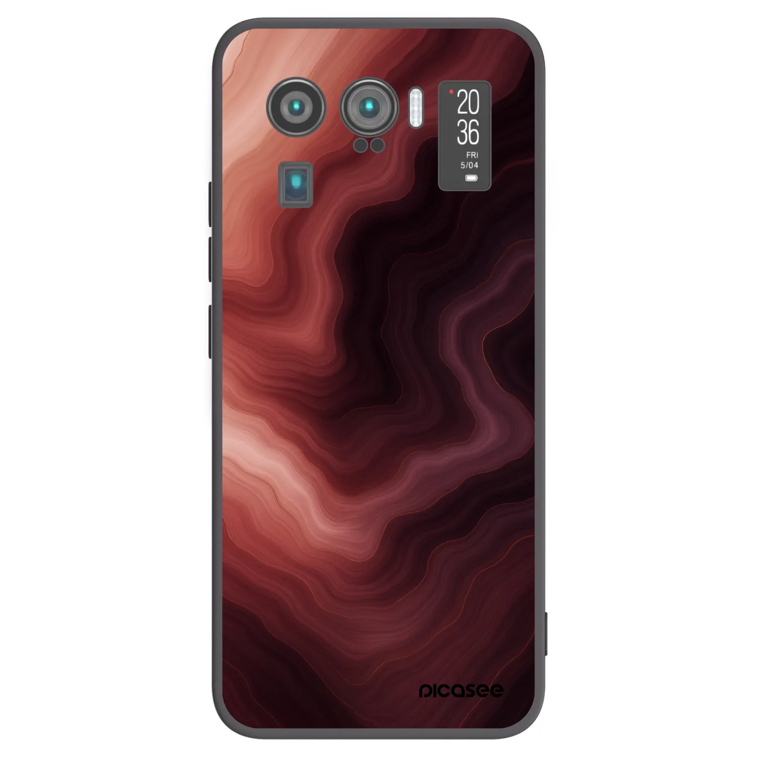 Picasee husă neagră din silicon pentru Xiaomi Mi 11 Ultra - Rouge