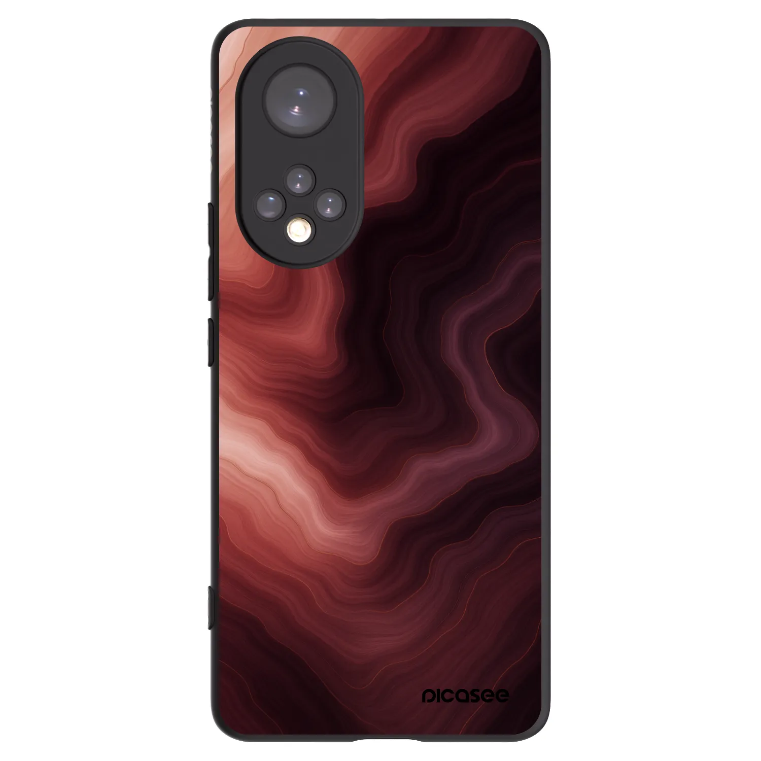 Picasee husă neagră din silicon pentru Huawei Nova 9 - Rouge