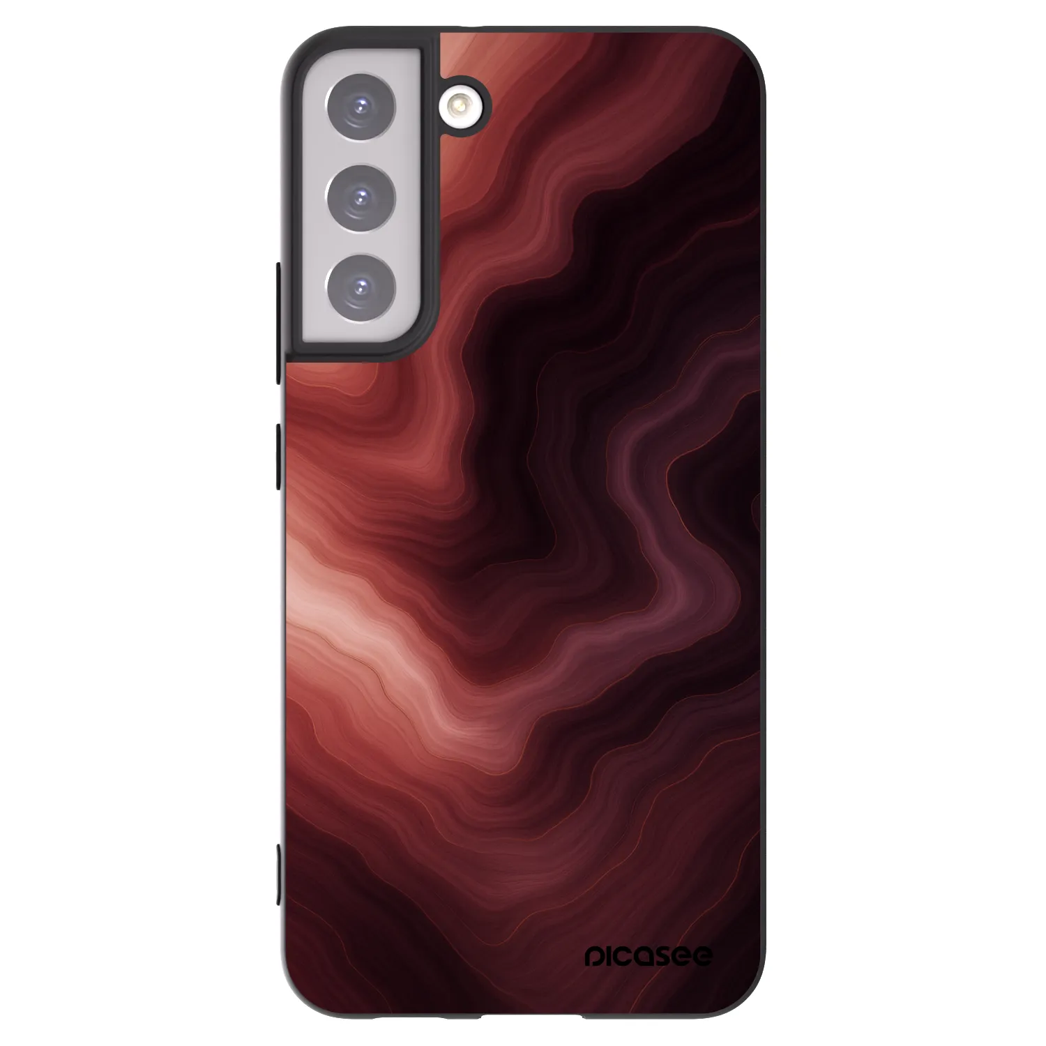 Picasee husă neagră din silicon pentru Samsung Galaxy S22+ 5G - Rouge