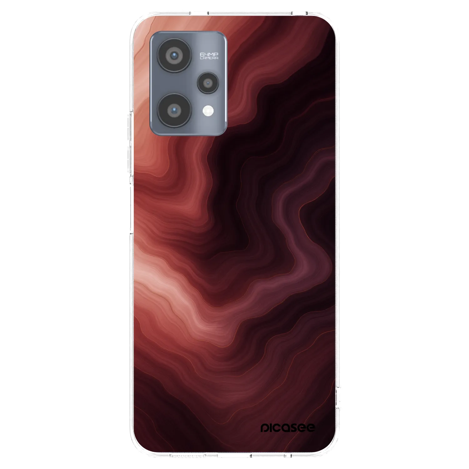 Picasee husă transparentă din silicon pentru Realme 9 Pro 5G - Rouge