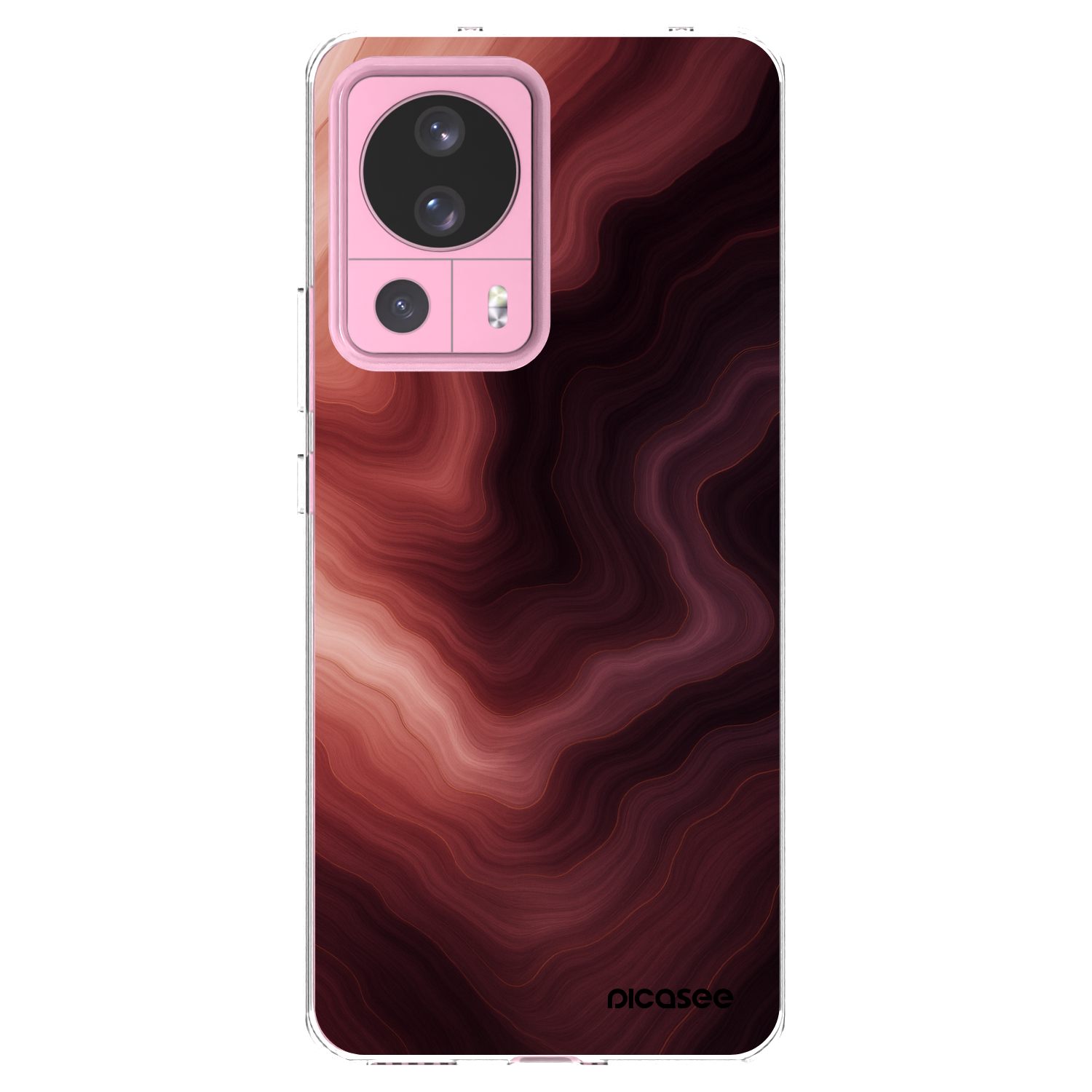 Picasee husă transparentă din silicon pentru Xiaomi 13 Lite - Rouge
