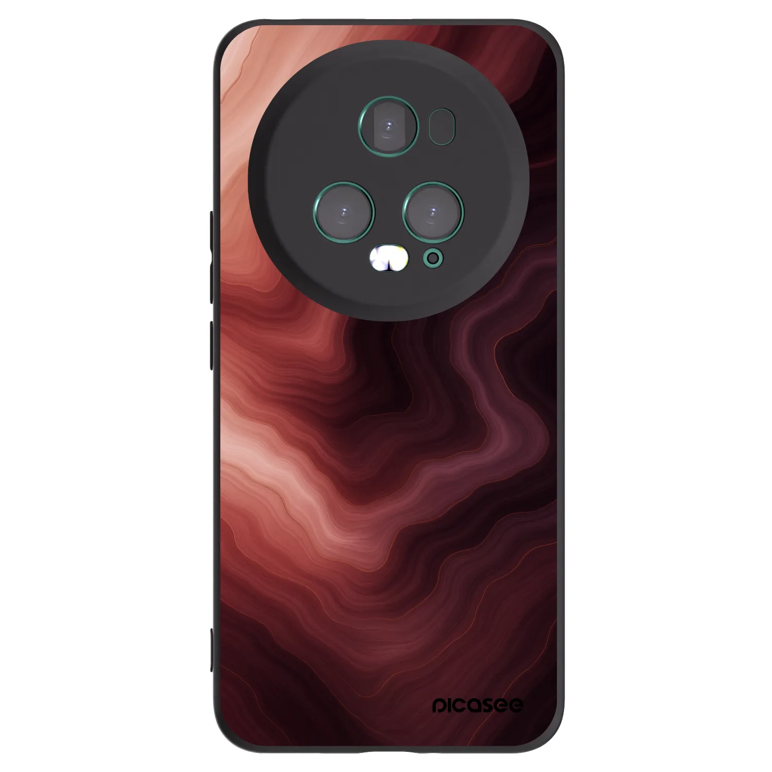 Picasee husă neagră din silicon pentru Honor Magic5 Pro - Rouge