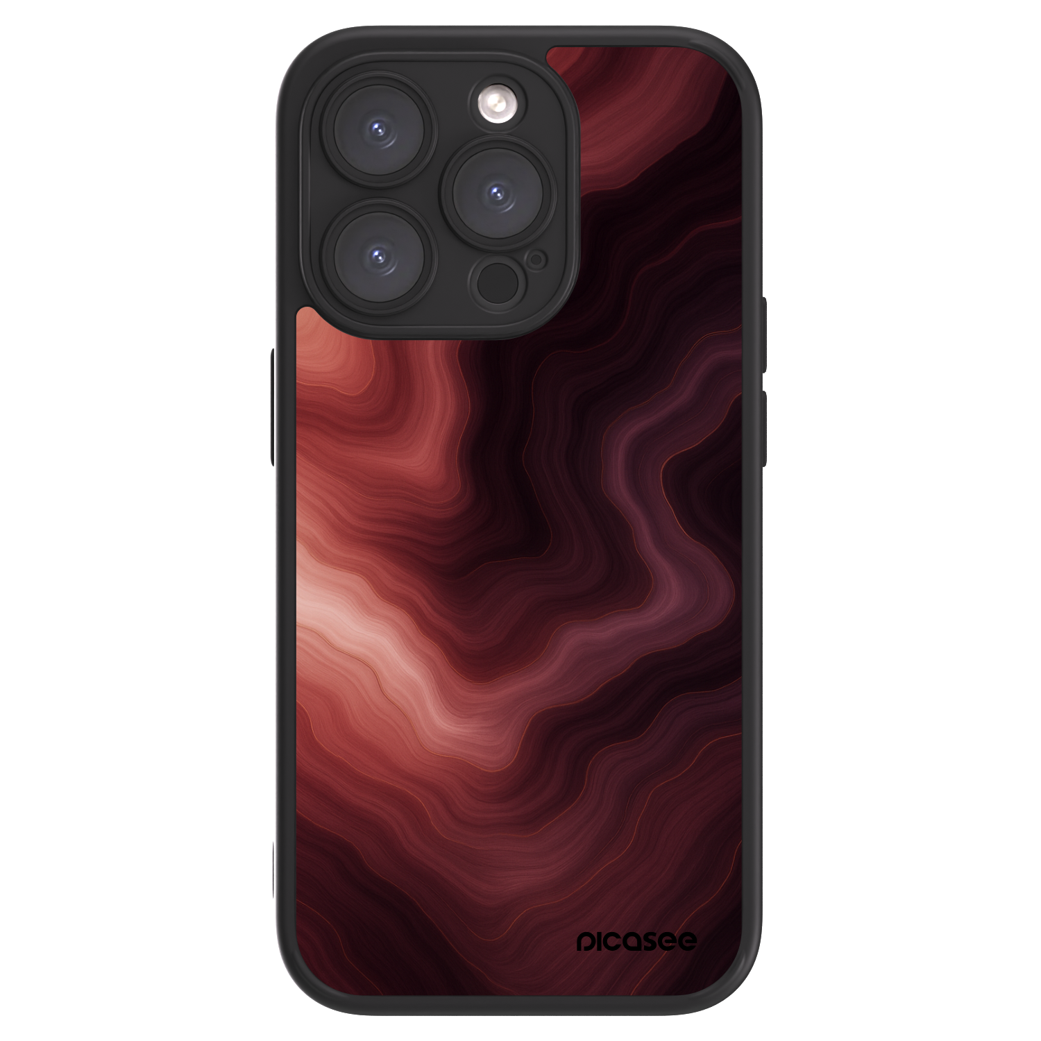 Picasee ULTIMATE CASE MagSafe pentru Apple iPhone 15 Pro - Rouge