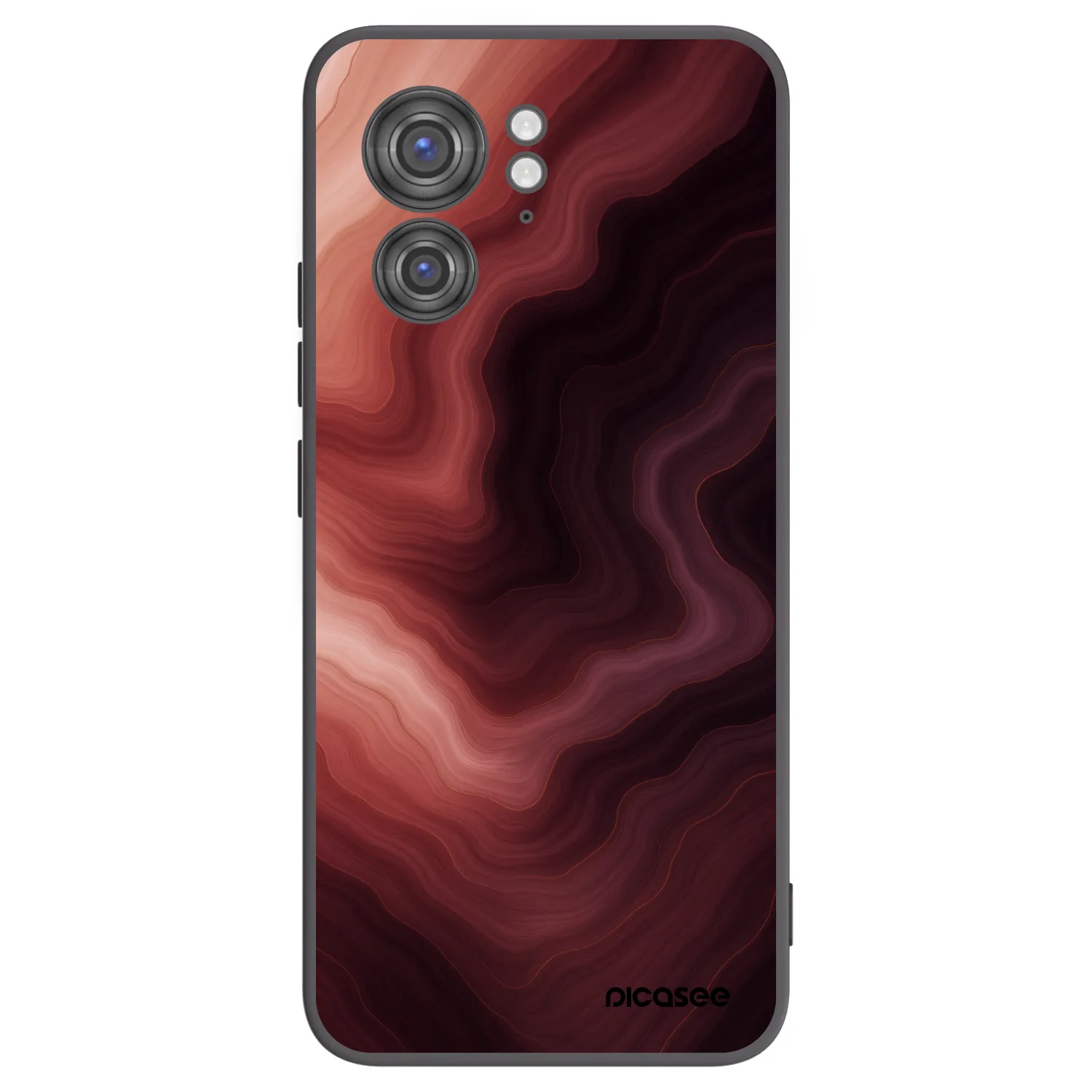 Picasee husă neagră din silicon pentru Motorola Edge 40 - Rouge