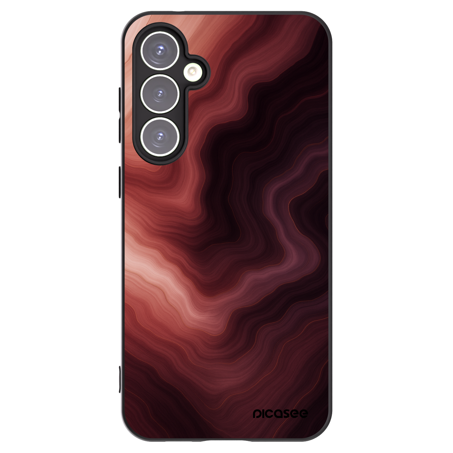 Picasee husă neagră din silicon pentru Samsung Galaxy S23 FE S711B - Rouge