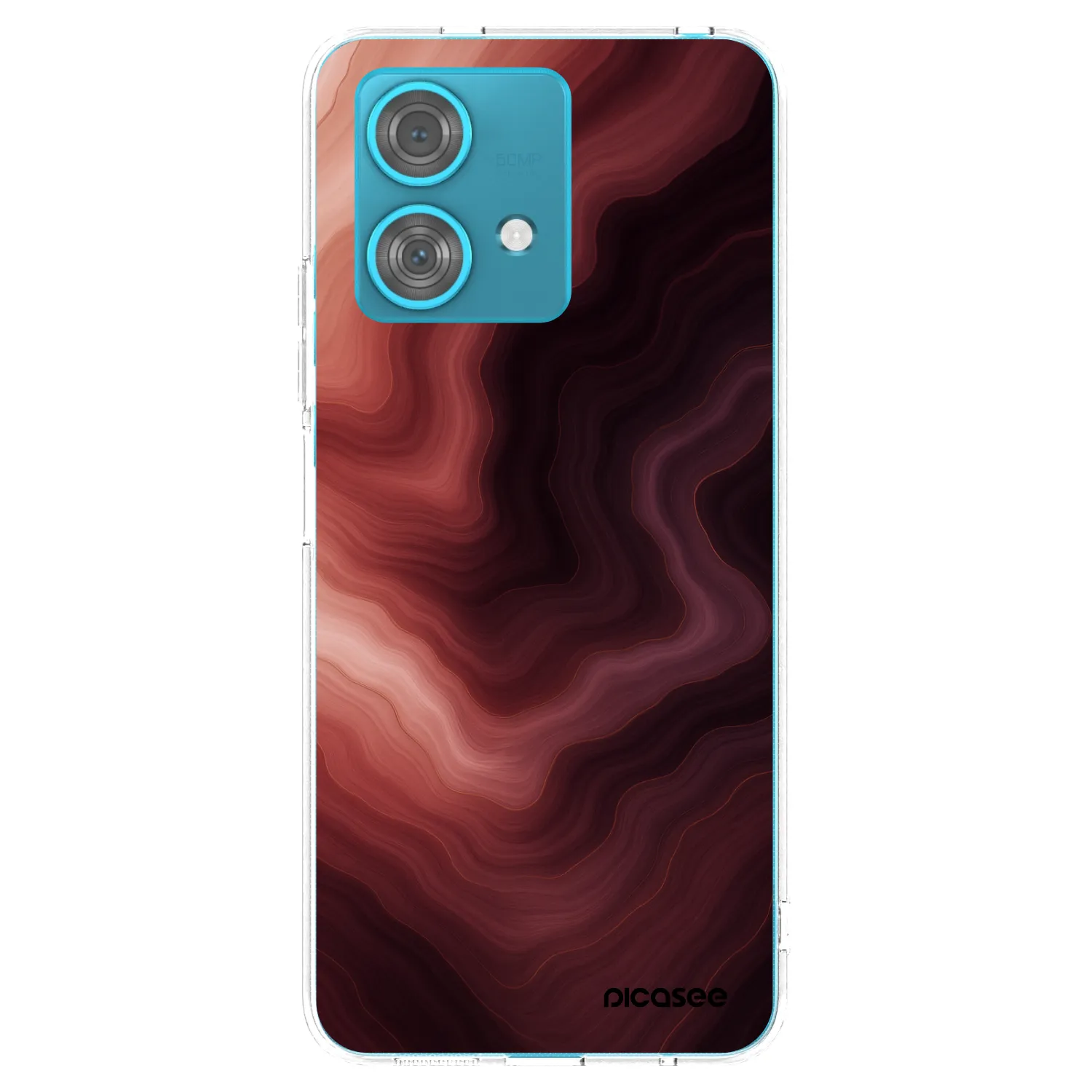 Picasee husă transparentă din silicon pentru Motorola Edge 40 Neo - Rouge