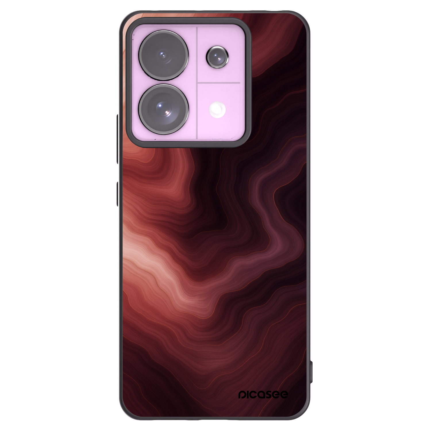 Picasee husă neagră din silicon pentru Xiaomi Redmi Note 13 Pro 5G - Rouge