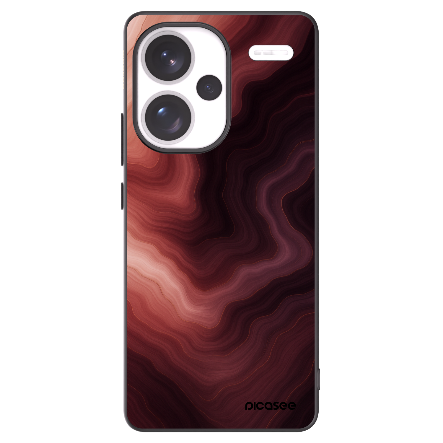 Picasee husă neagră din silicon pentru Xiaomi Redmi Note 13 Pro+ 5G - Rouge