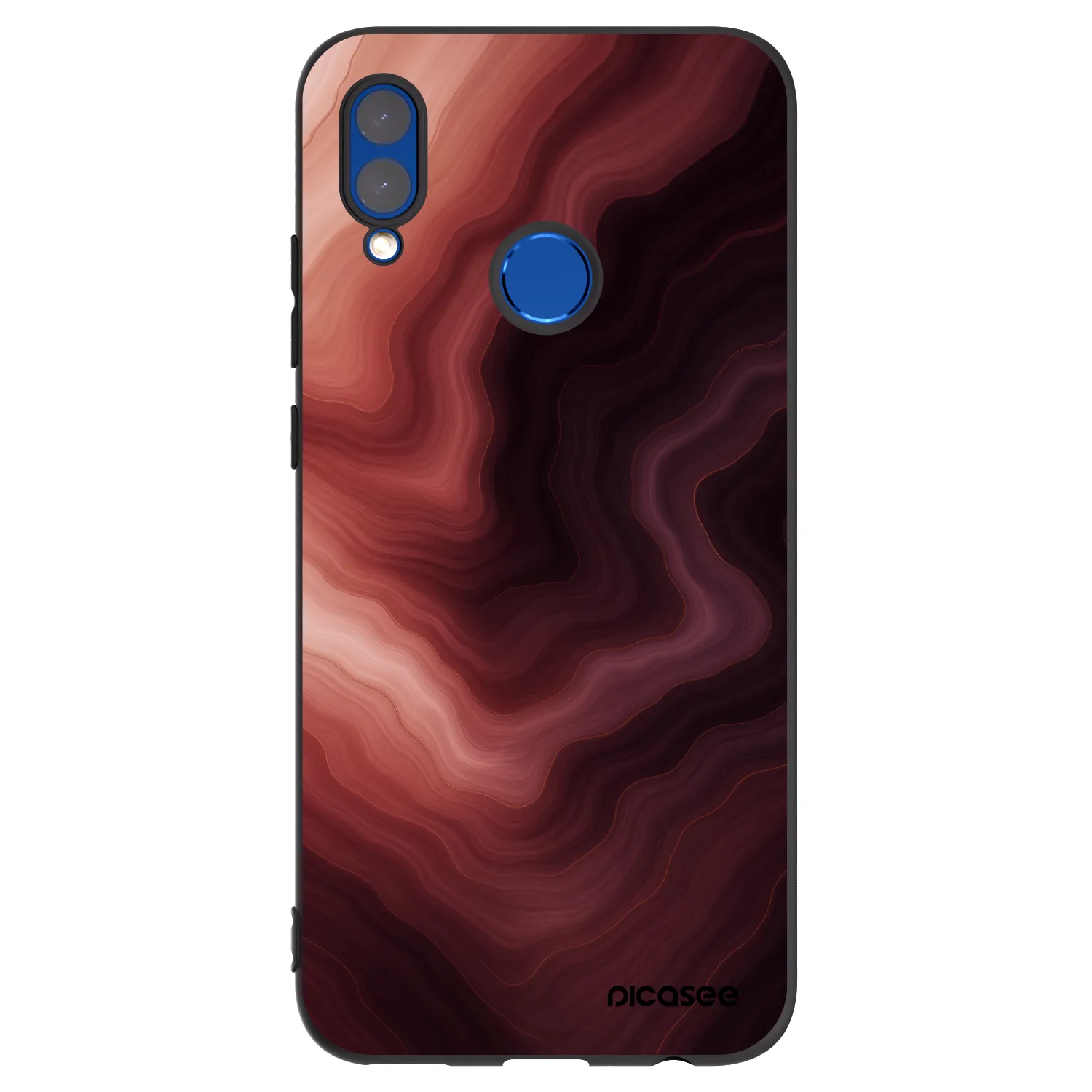 Picasee husă neagră din silicon pentru Honor 10 Lite - Rouge