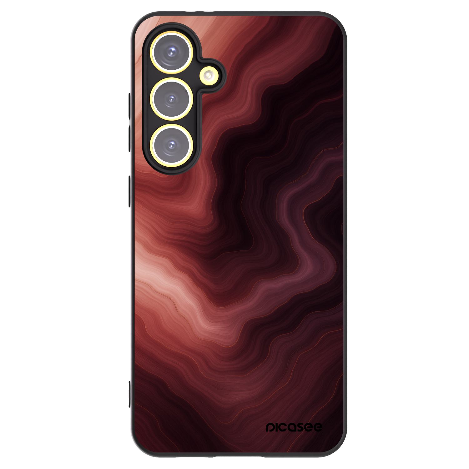 Picasee husă neagră din silicon pentru Samsung Galaxy S24 FE S721B - Rouge