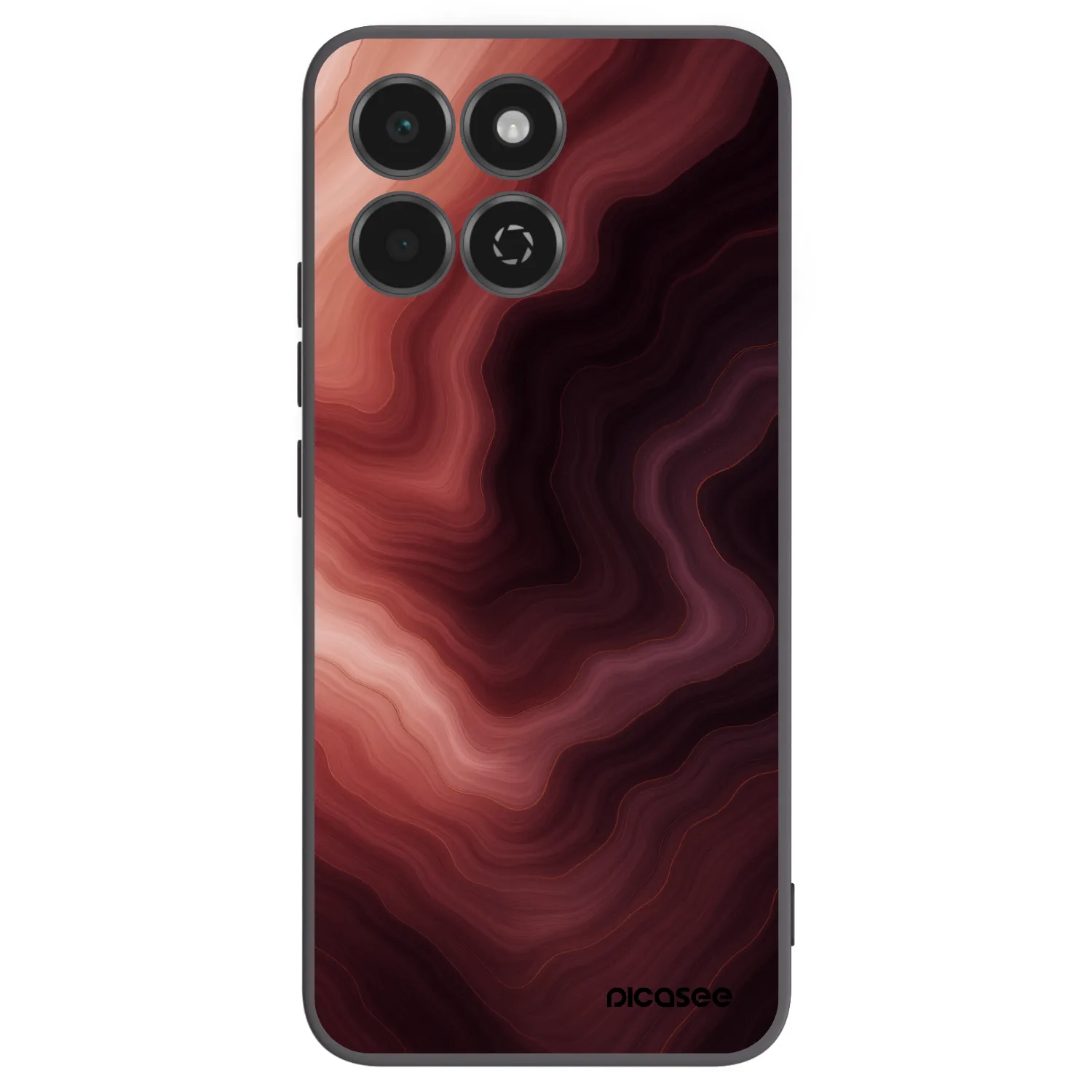 Picasee husă neagră din silicon pentru Honor 200 Smart 5G - Rouge