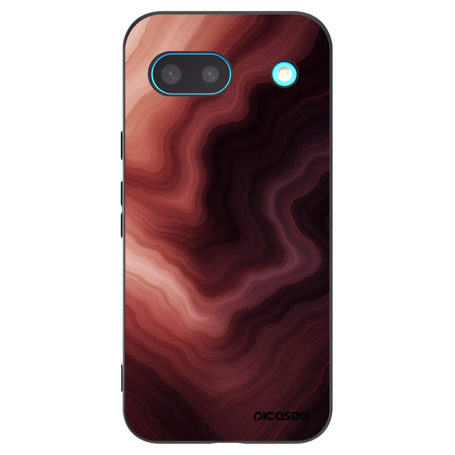 Picasee husă neagră din silicon pentru Google Pixel 8a - Rouge