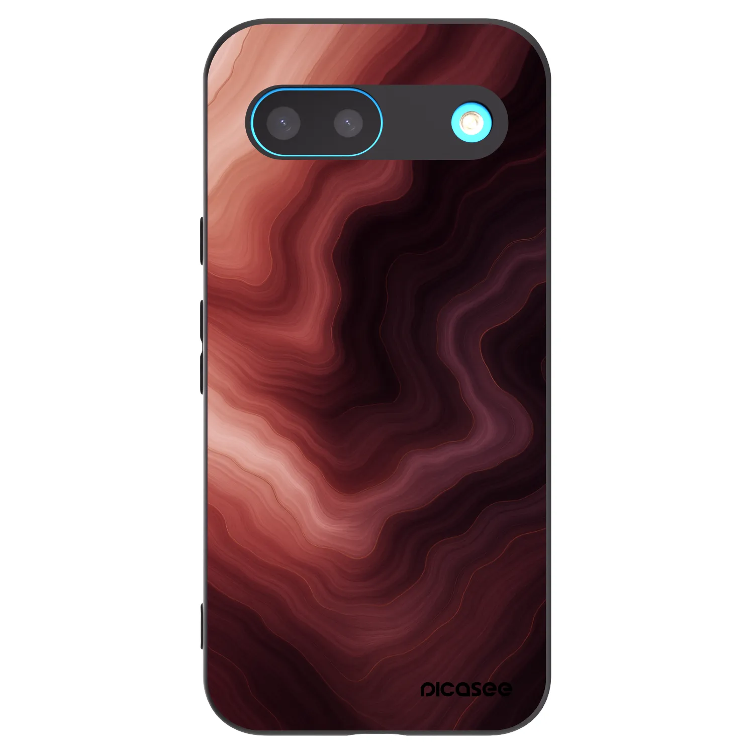 Picasee husă neagră din silicon pentru Google Pixel 8 - Rouge