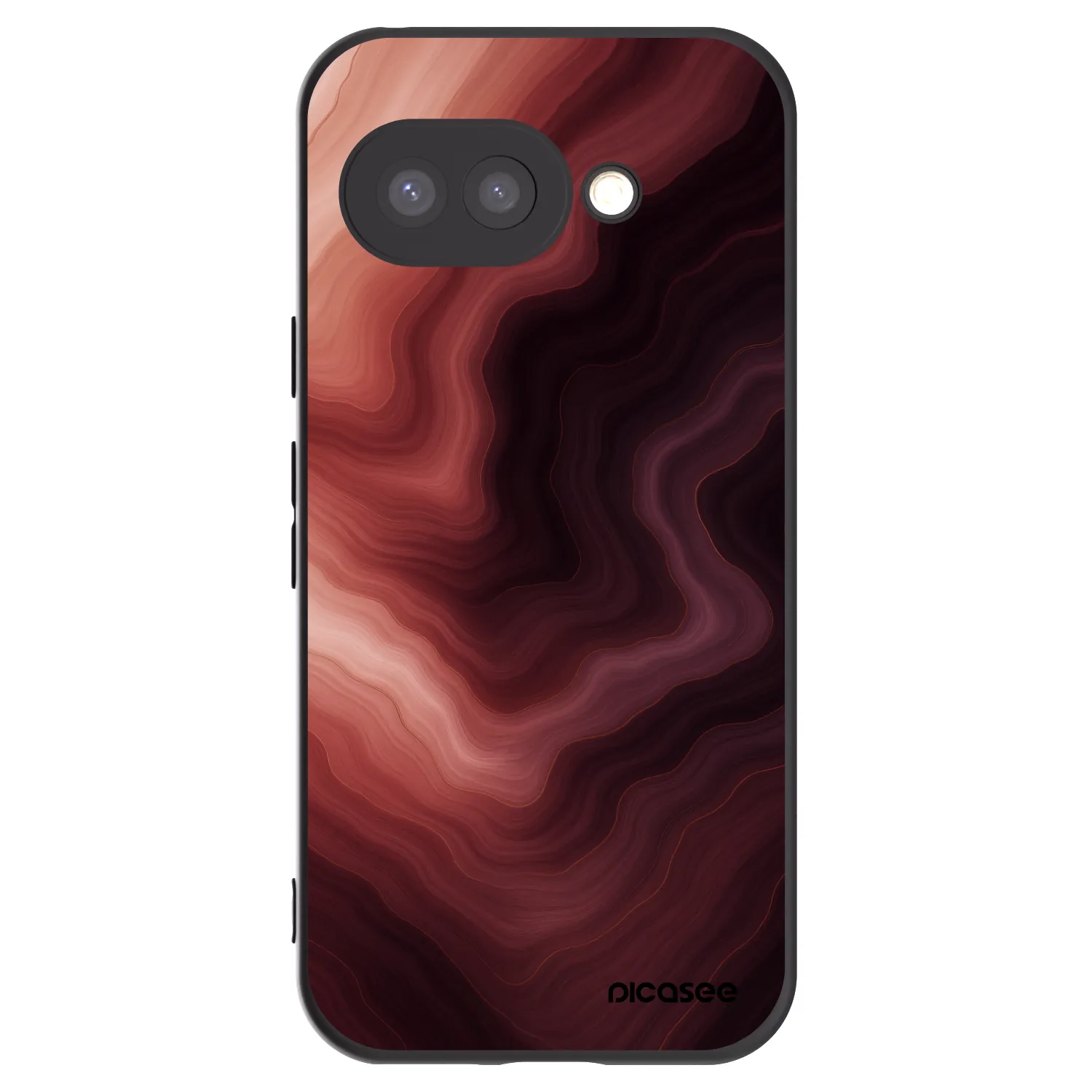 Picasee husă neagră din silicon pentru Google Pixel 9a - Rouge