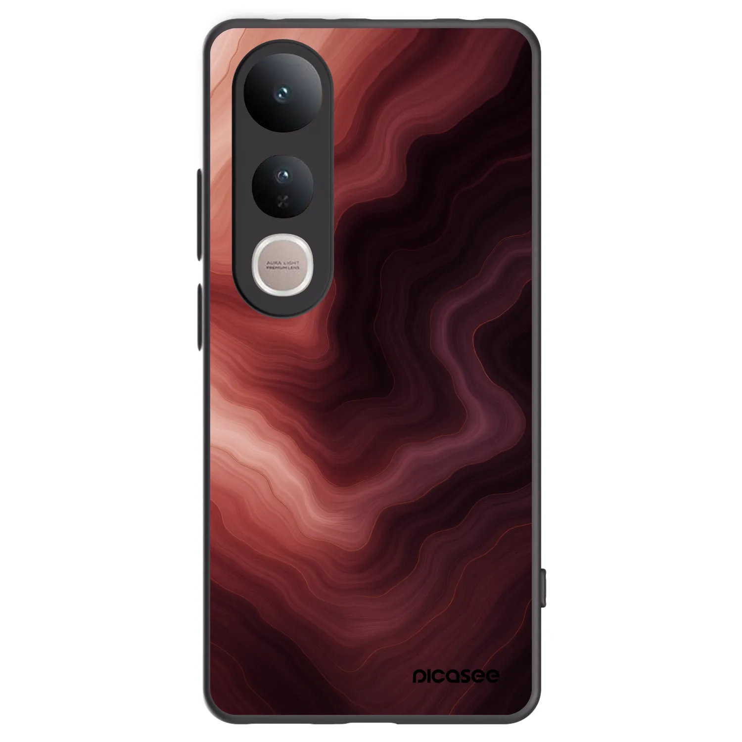 Picasee husă neagră din silicon pentru Vivo V50 Lite 5G - Rouge