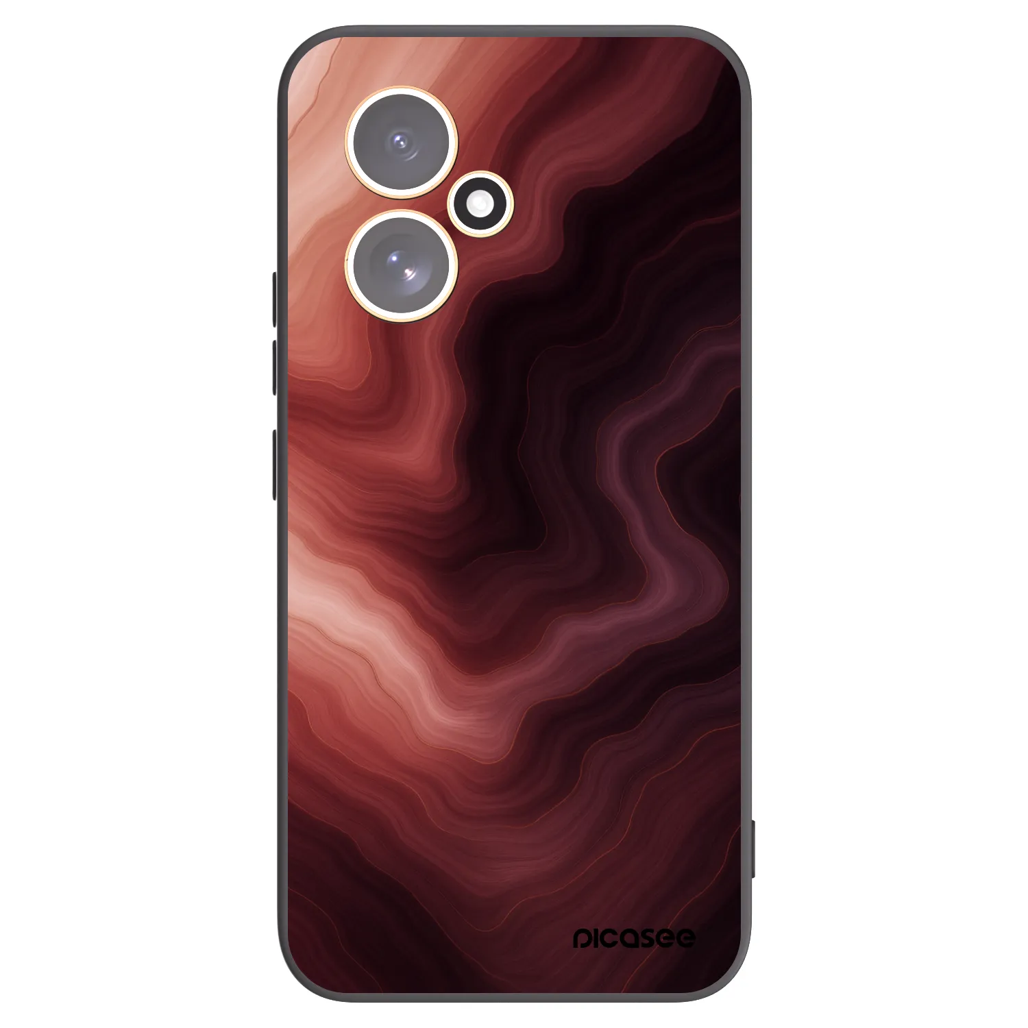 Picasee husă neagră din silicon pentru Honor 400 5G - Rouge