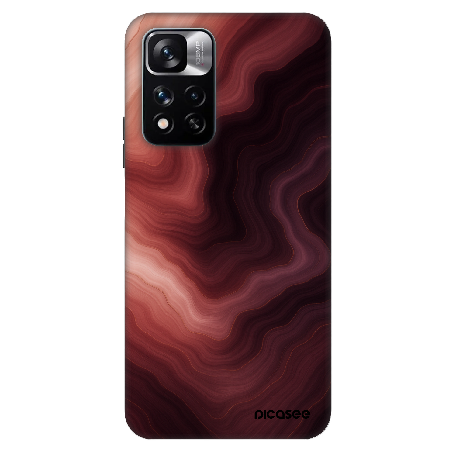 Picasee Fashion Case pentru Xiaomi Redmi Note 11 Pro - Rouge