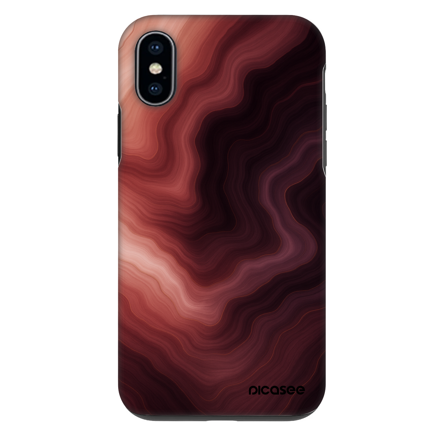 Picasee Fashion Case pentru Apple iPhone X/XS - Rouge