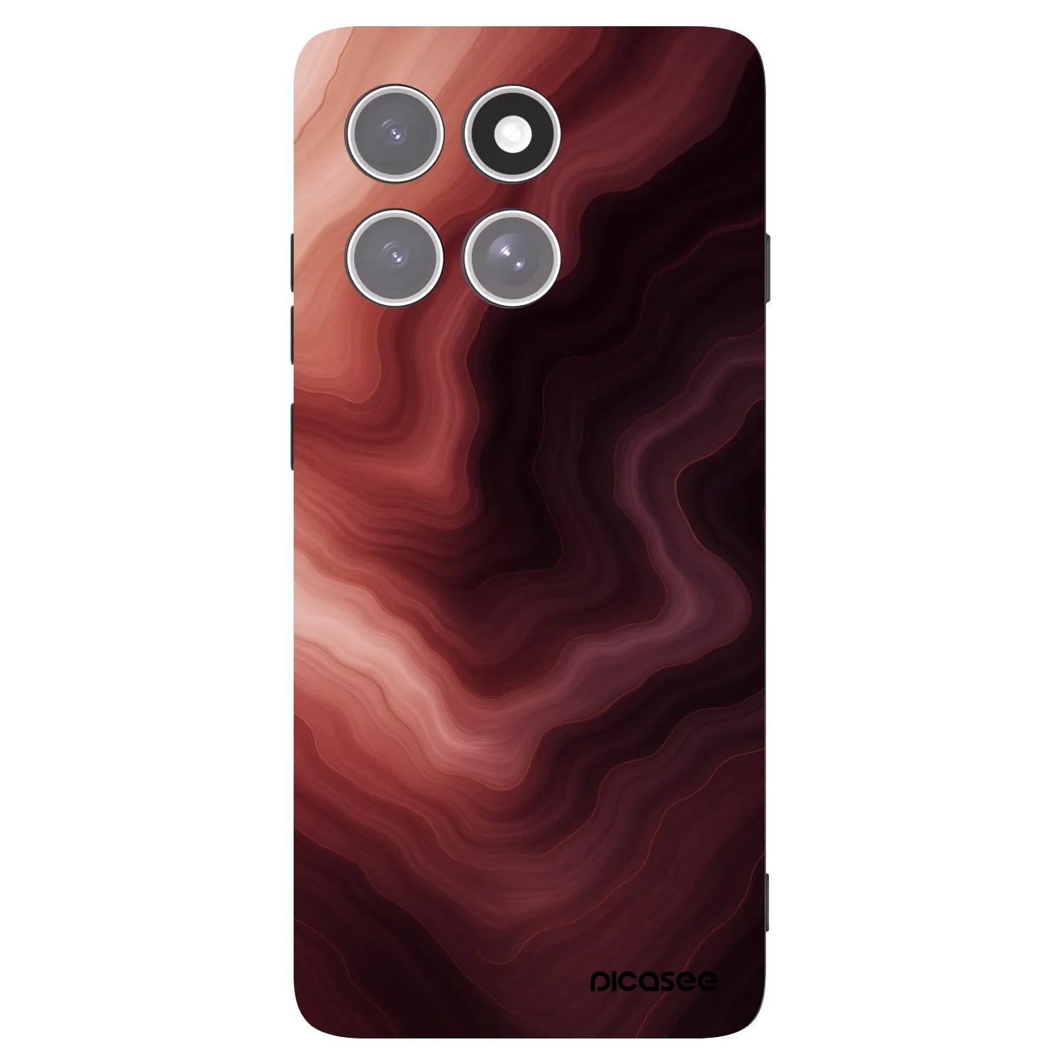 Picasee husă neagră din silicon pentru Motorola Edge 60 Pro - Rouge