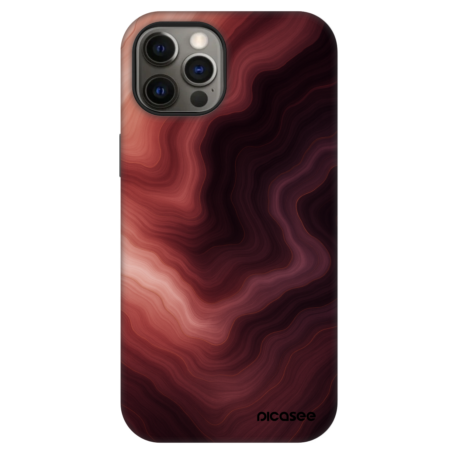 Picasee Fashion Case MagSafe pentru Apple iPhone 12 Pro - Rouge