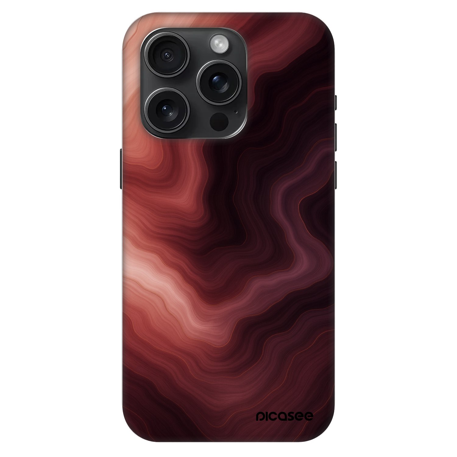 Picasee Fashion Case MagSafe pentru Apple iPhone 15 Pro - Rouge
