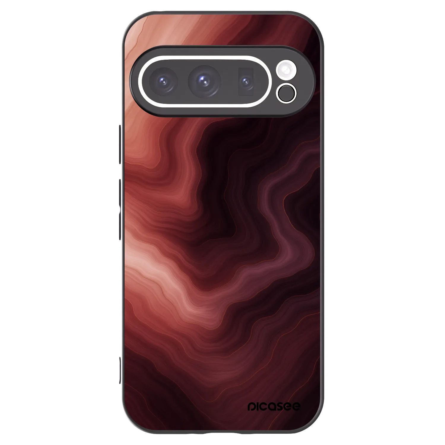Picasee husă neagră din silicon pentru Google Pixel 9 Pro XL - Rouge