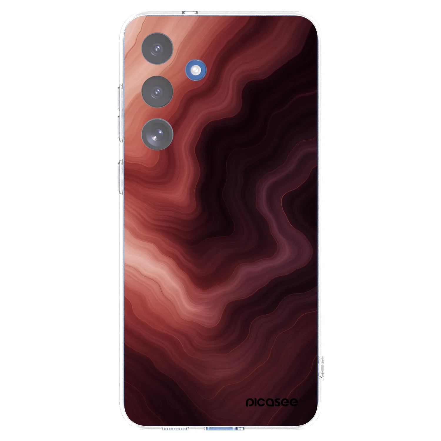 Picasee husă transparentă din silicon pentru Samsung Galaxy S25 FE 5G - Rouge
