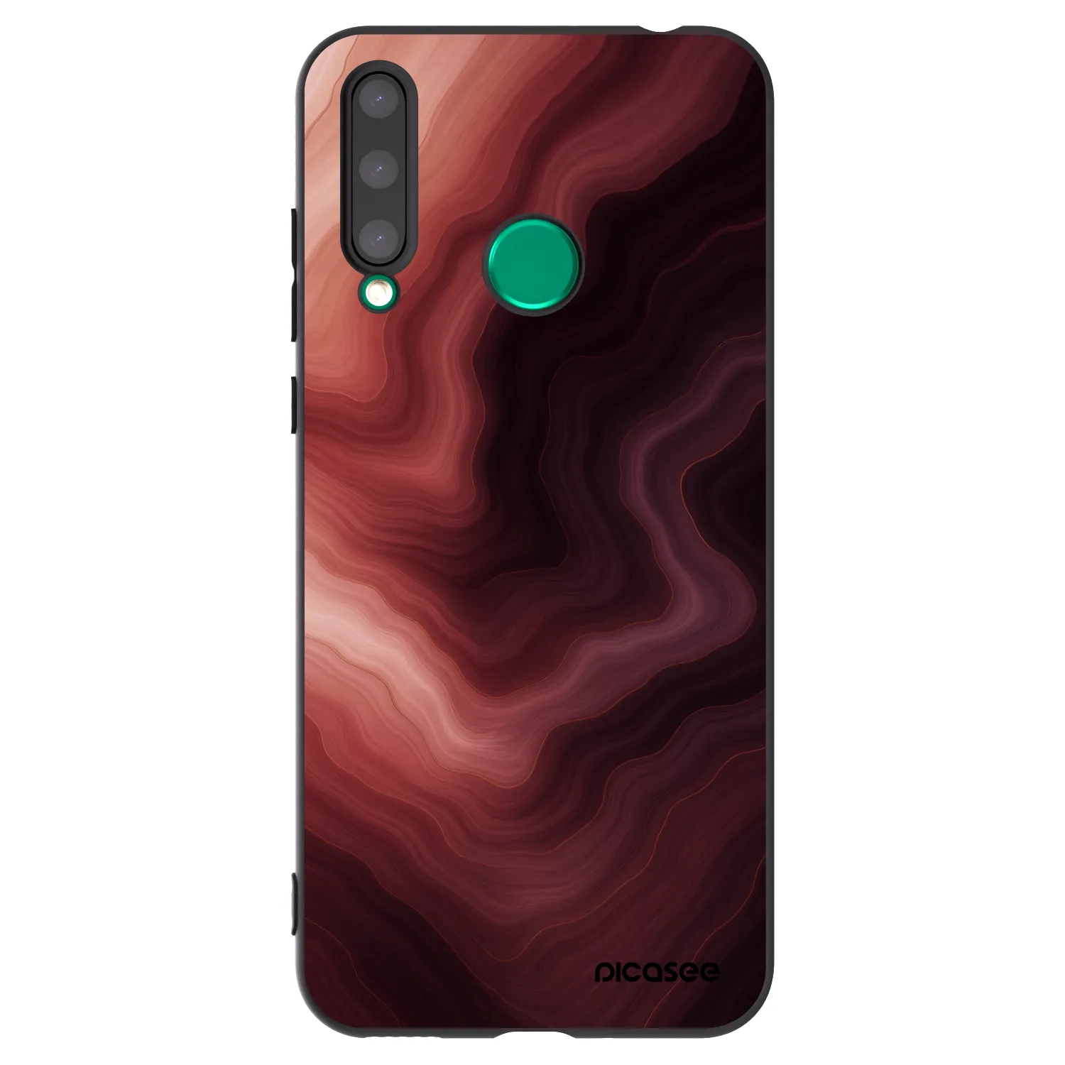 Picasee husă neagră din silicon pentru Honor 20 Lite - Rouge