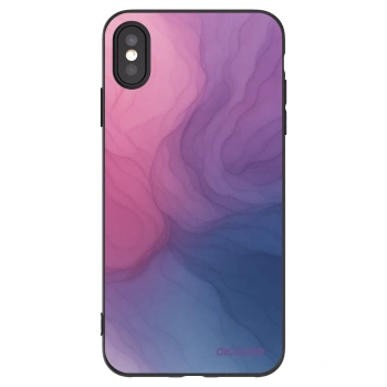 Picasee husă neagră din silicon pentru Apple iPhone XS Max - Silk