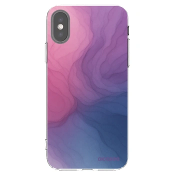 Picasee husă transparentă din silicon pentru Apple iPhone X/XS - Silk
