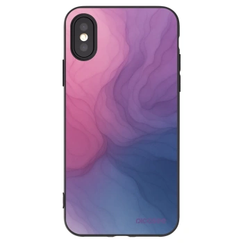 Picasee husă neagră din silicon pentru Apple iPhone X/XS - Silk