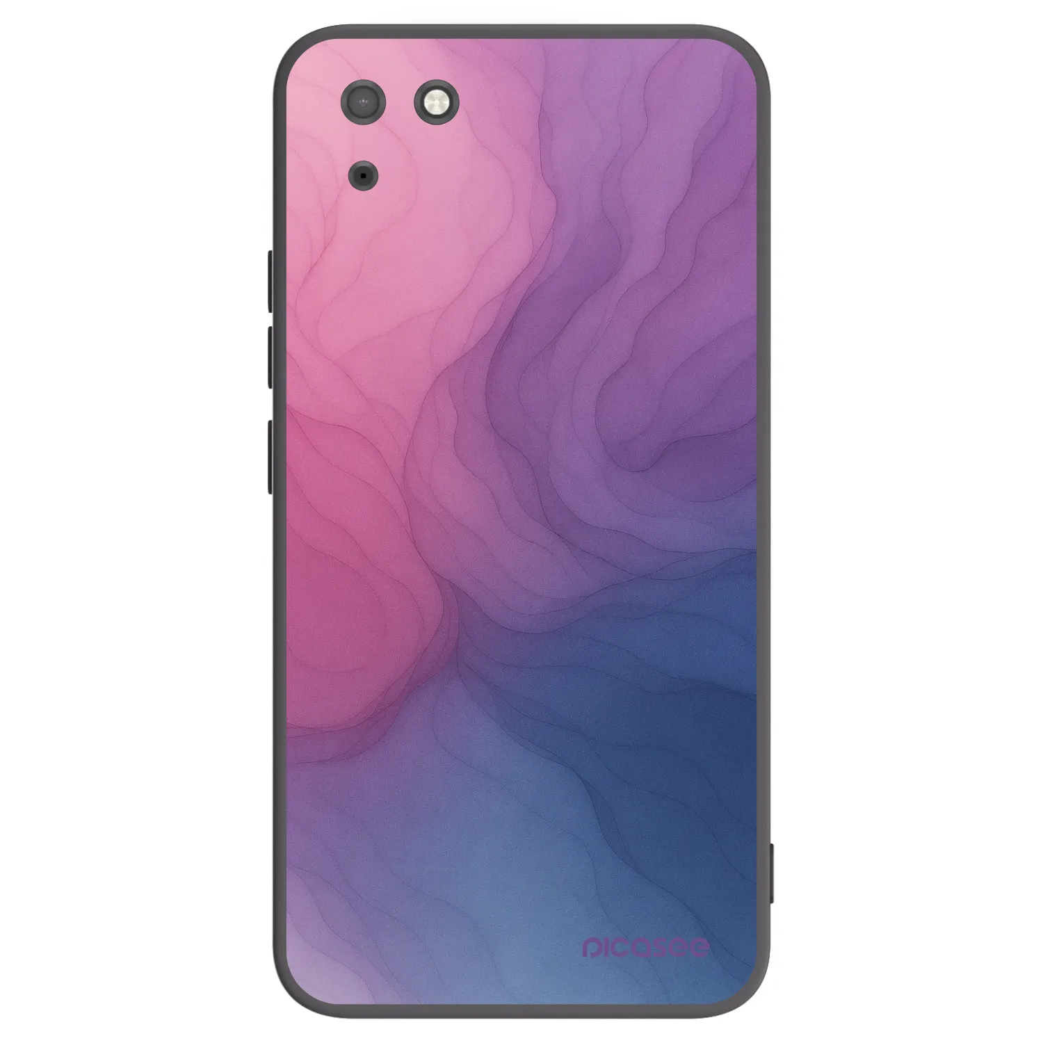 Picasee husă neagră din silicon pentru Huawei Y5P - Silk