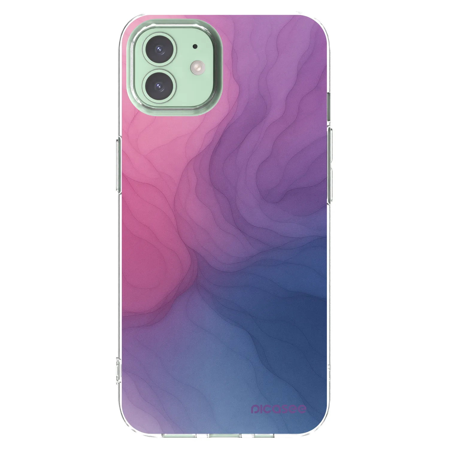 Picasee husă transparentă din silicon pentru Apple iPhone 12 Pro - Silk