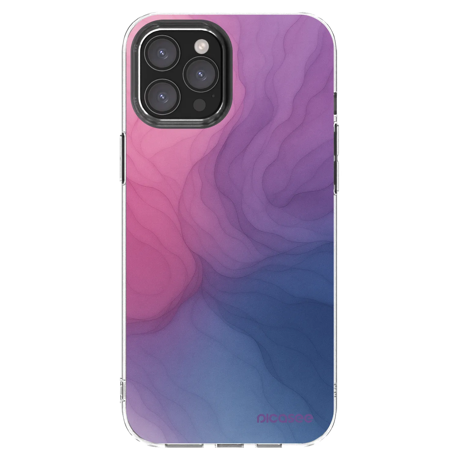 Picasee husă transparentă din silicon pentru Apple iPhone 12 Pro Max - Silk