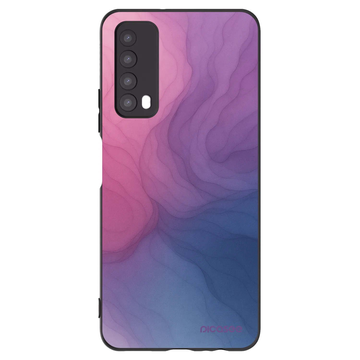 Picasee husă neagră din silicon pentru Huawei P Smart 2021 - Silk