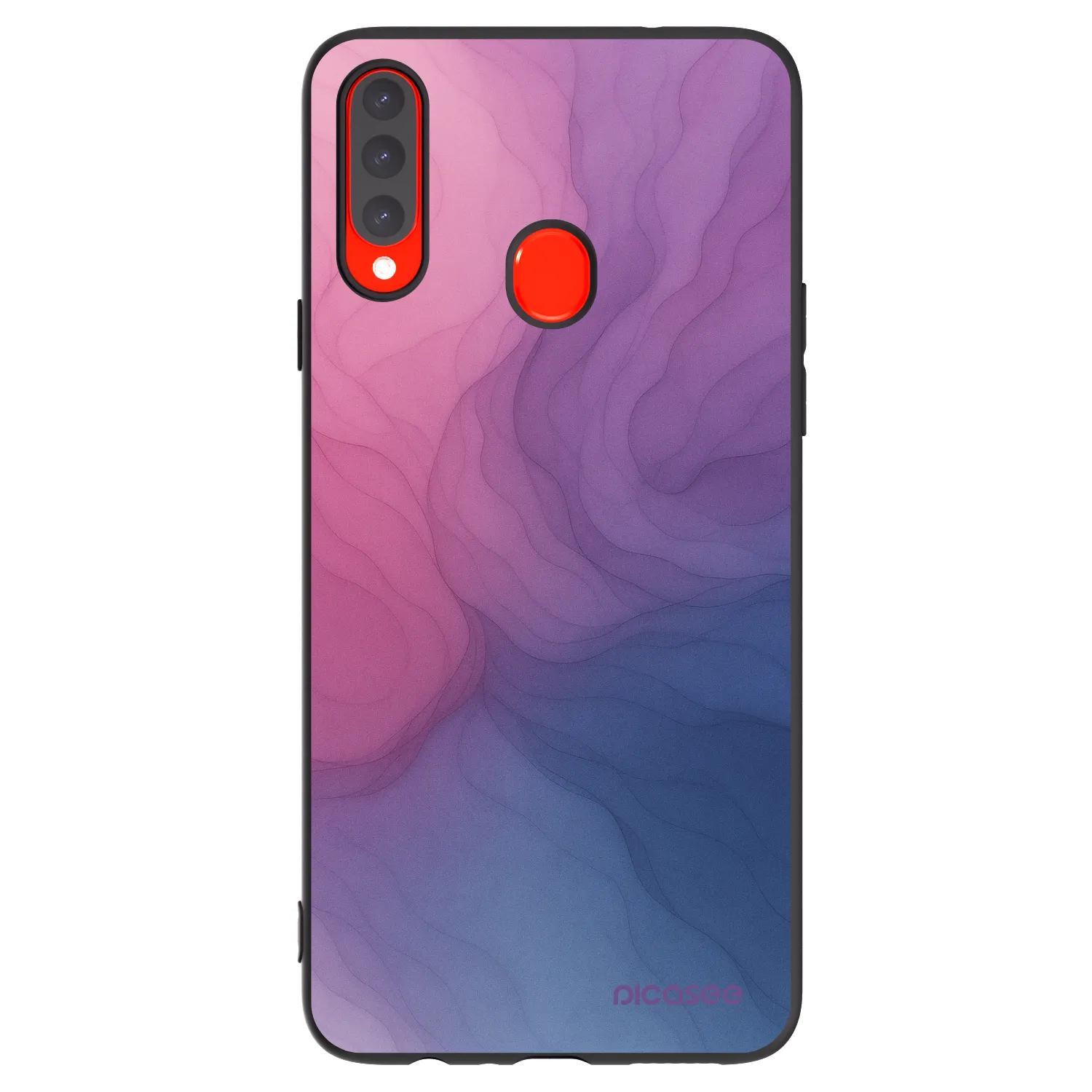 Picasee husă neagră din silicon pentru Samsung Galaxy A20s - Silk