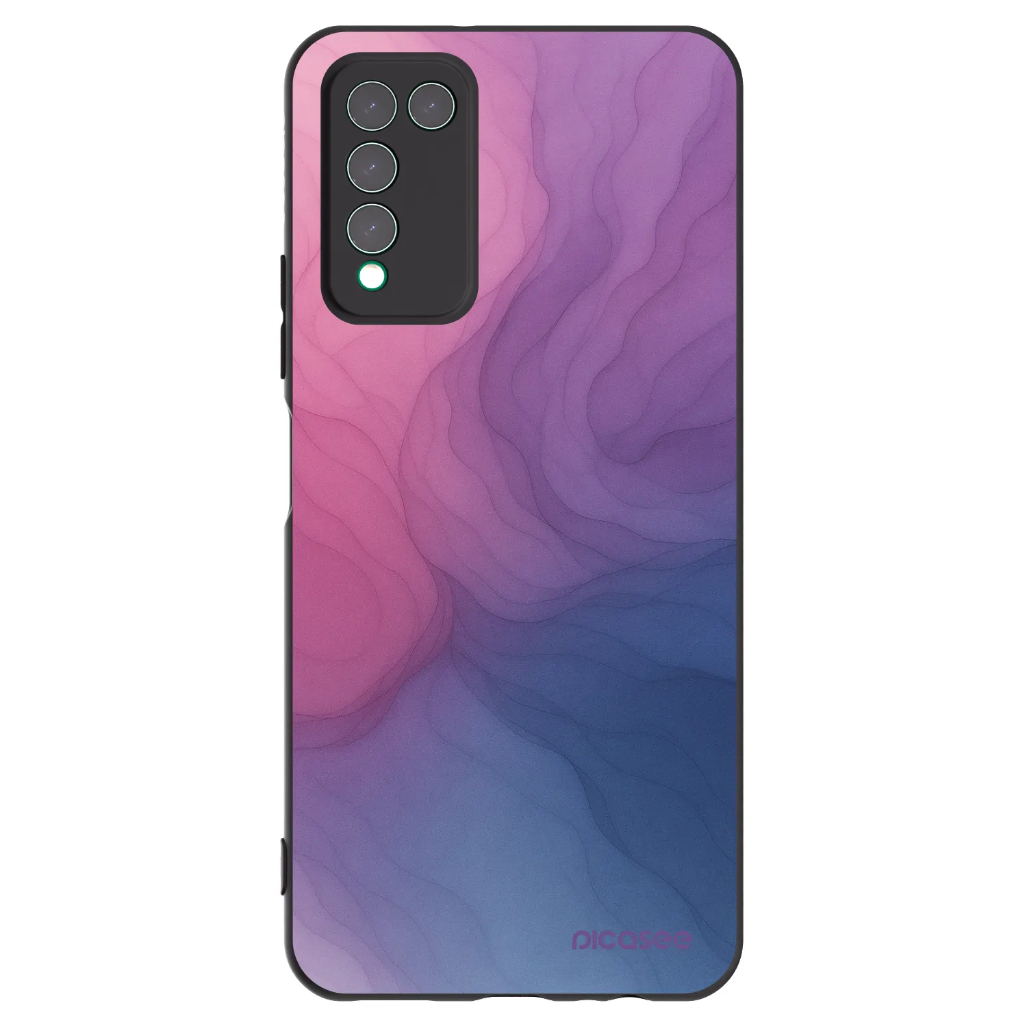Picasee husă neagră din silicon pentru Honor 10X Lite - Silk