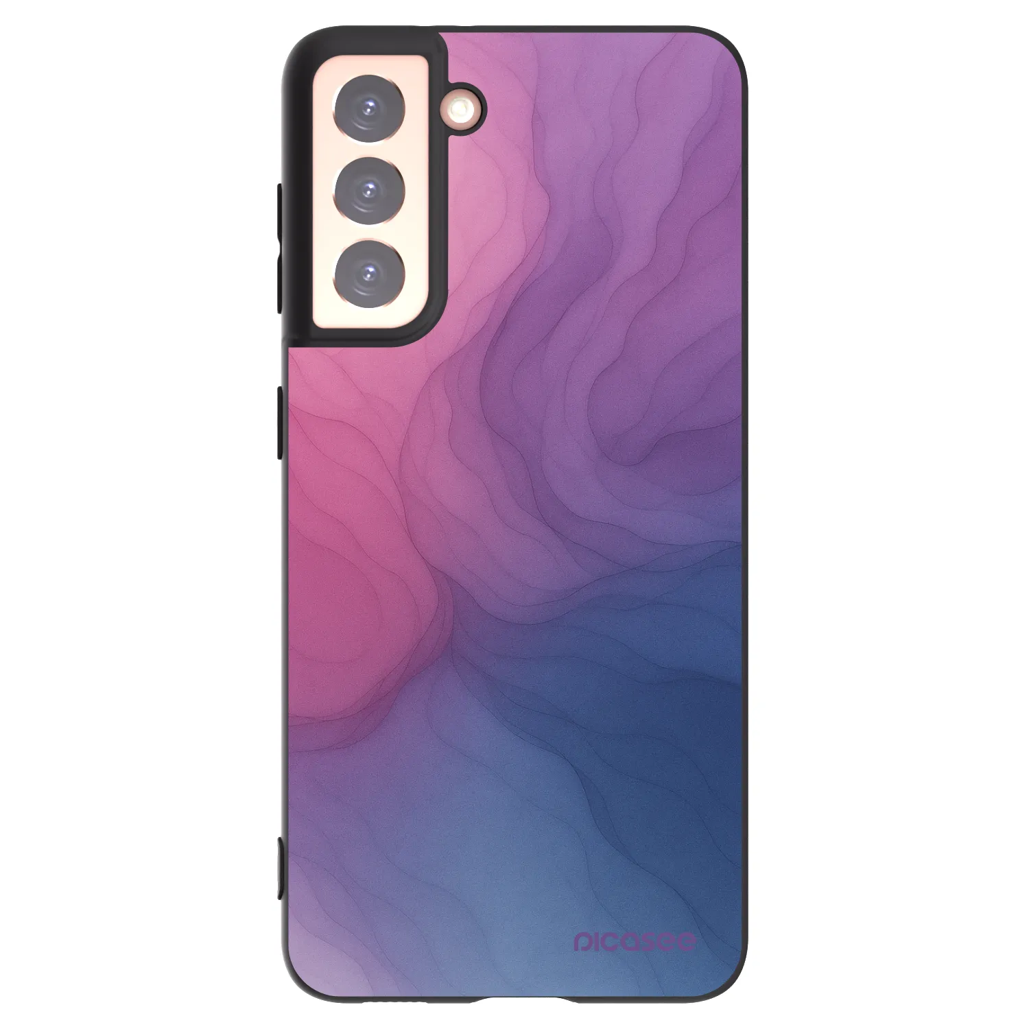 Picasee husă neagră din silicon pentru Samsung Galaxy S21 5G G991B - Silk