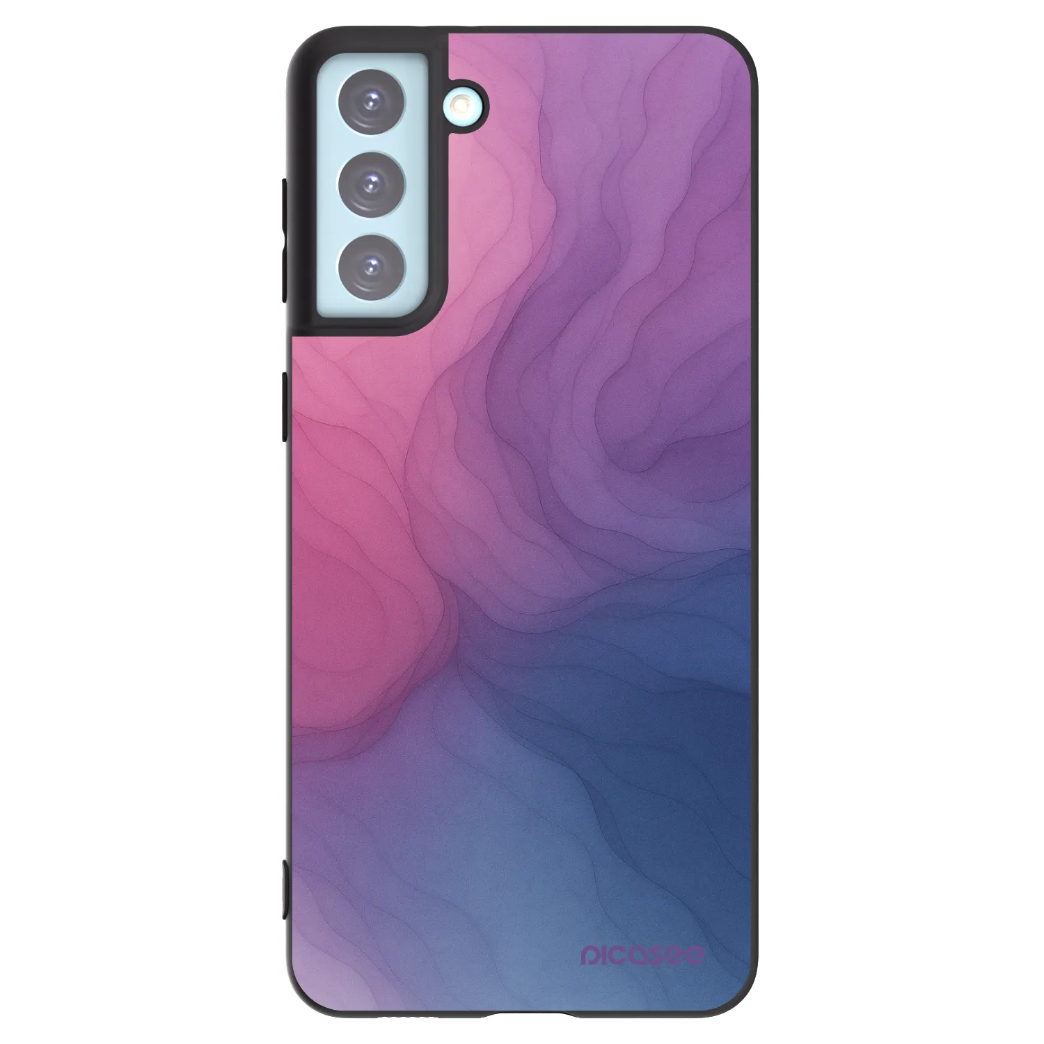 Picasee husă neagră din silicon pentru Samsung Galaxy S21+ 5G G996F - Silk