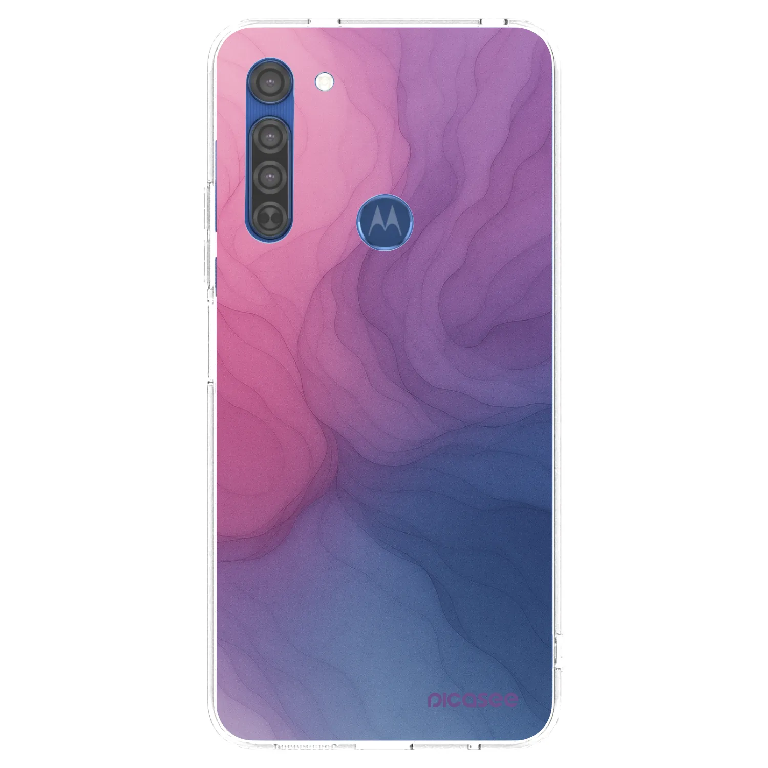 Picasee husă transparentă din silicon pentru Motorola Moto G8 - Silk