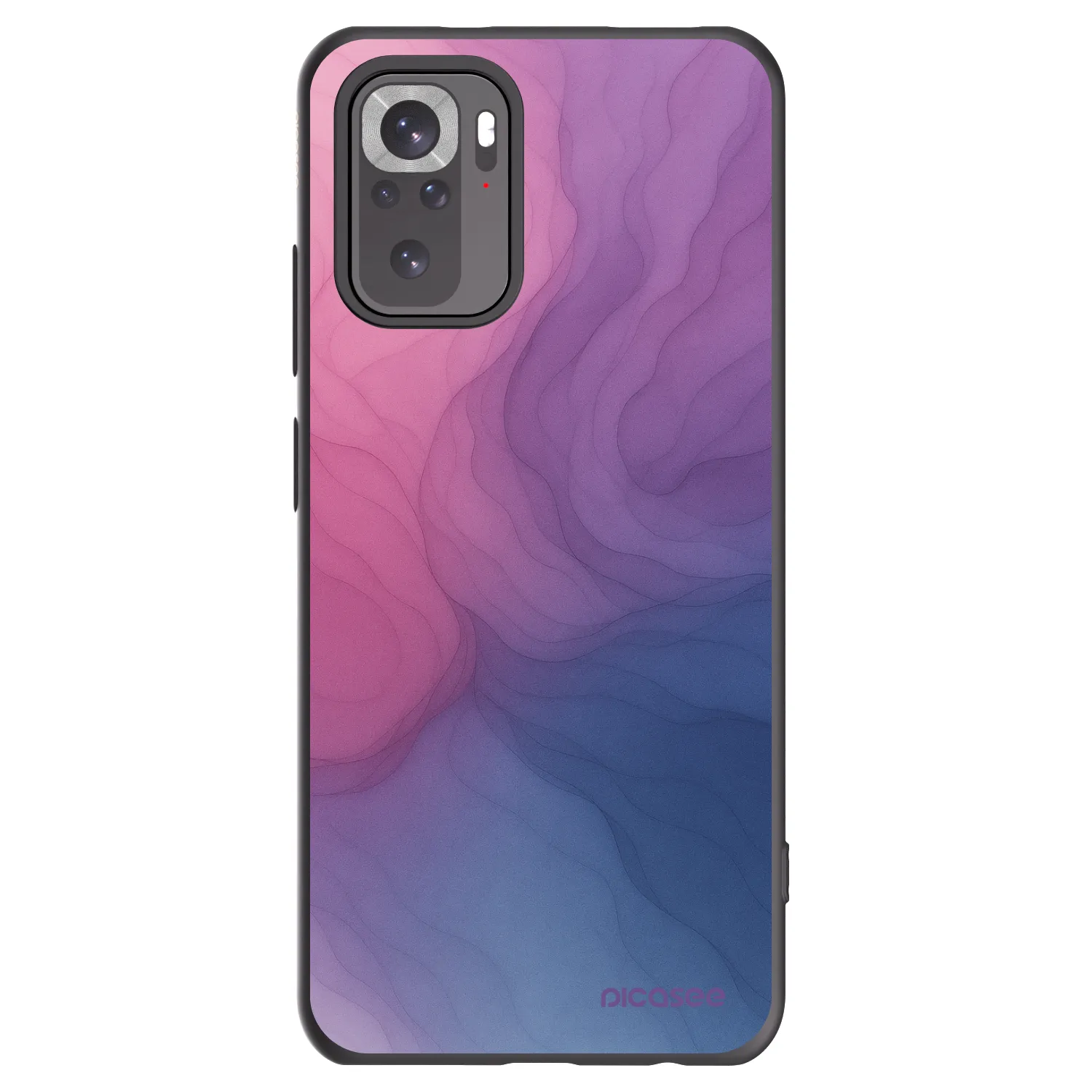 Picasee husă neagră din silicon pentru Xiaomi Redmi Note 10 - Silk